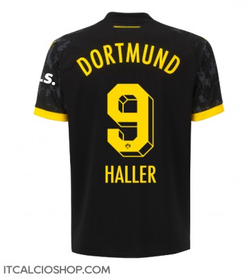 Borussia Dortmund Sebastien Haller #9 Seconda Maglia 2023-24 Manica Corta